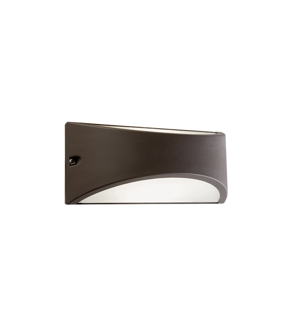 APPLIQUE LED "LHASA" MARRONE 10W, BIANCO NATURALE