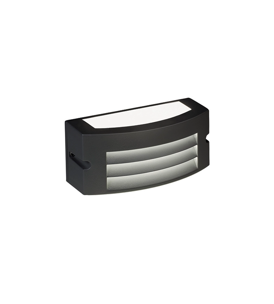 APPLIQUE LED "KOBE" GRIGIA 10W, BIANCO NATURALE