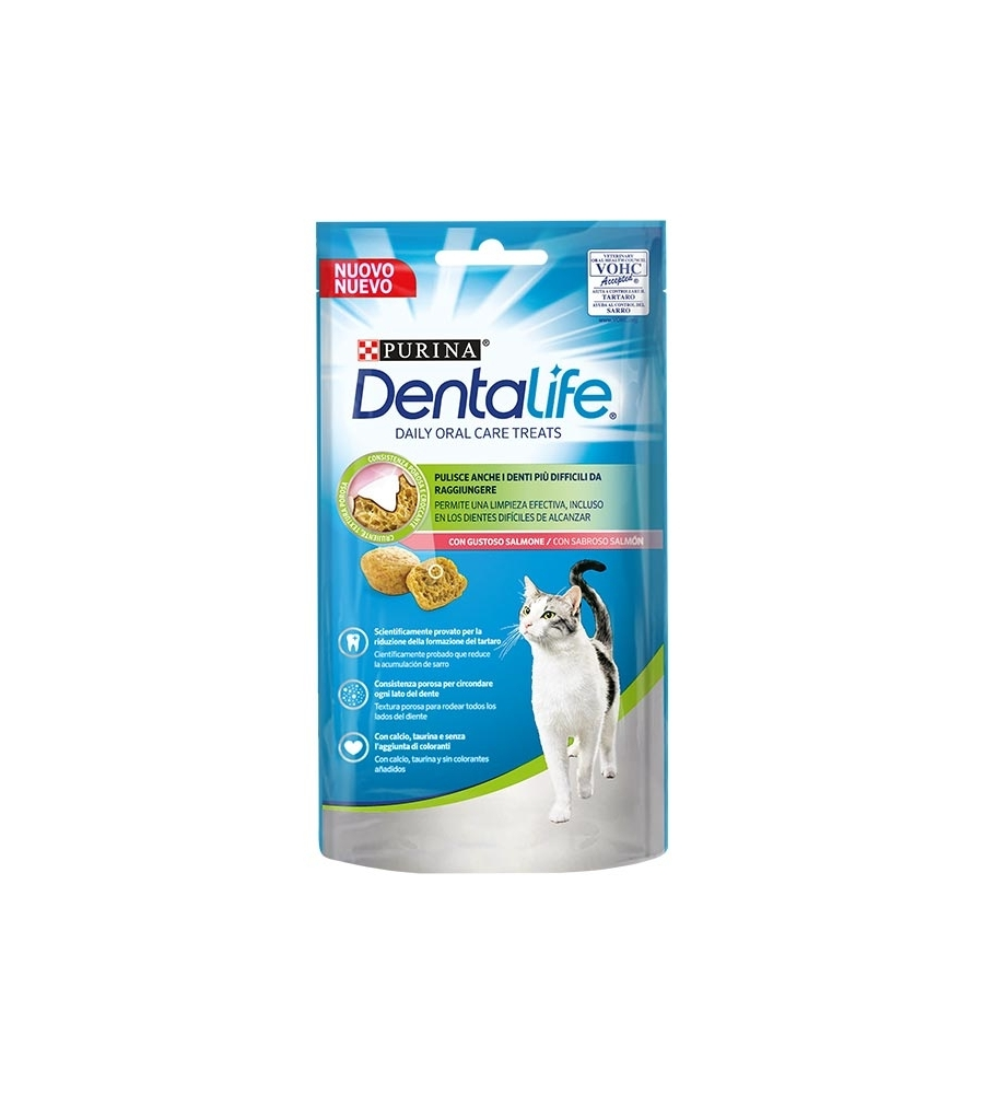 DENTALIFE SNACK DENTALE PER GATTI CON GUSTO SALMONE - NESTLE' PURINA.