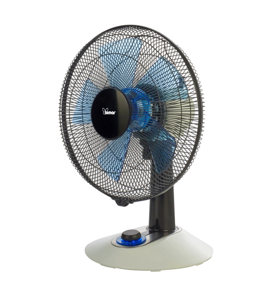 VENTILATORE DA TAVOLO 30 CM  "SILENTE" CON LED - BIMAR VT355