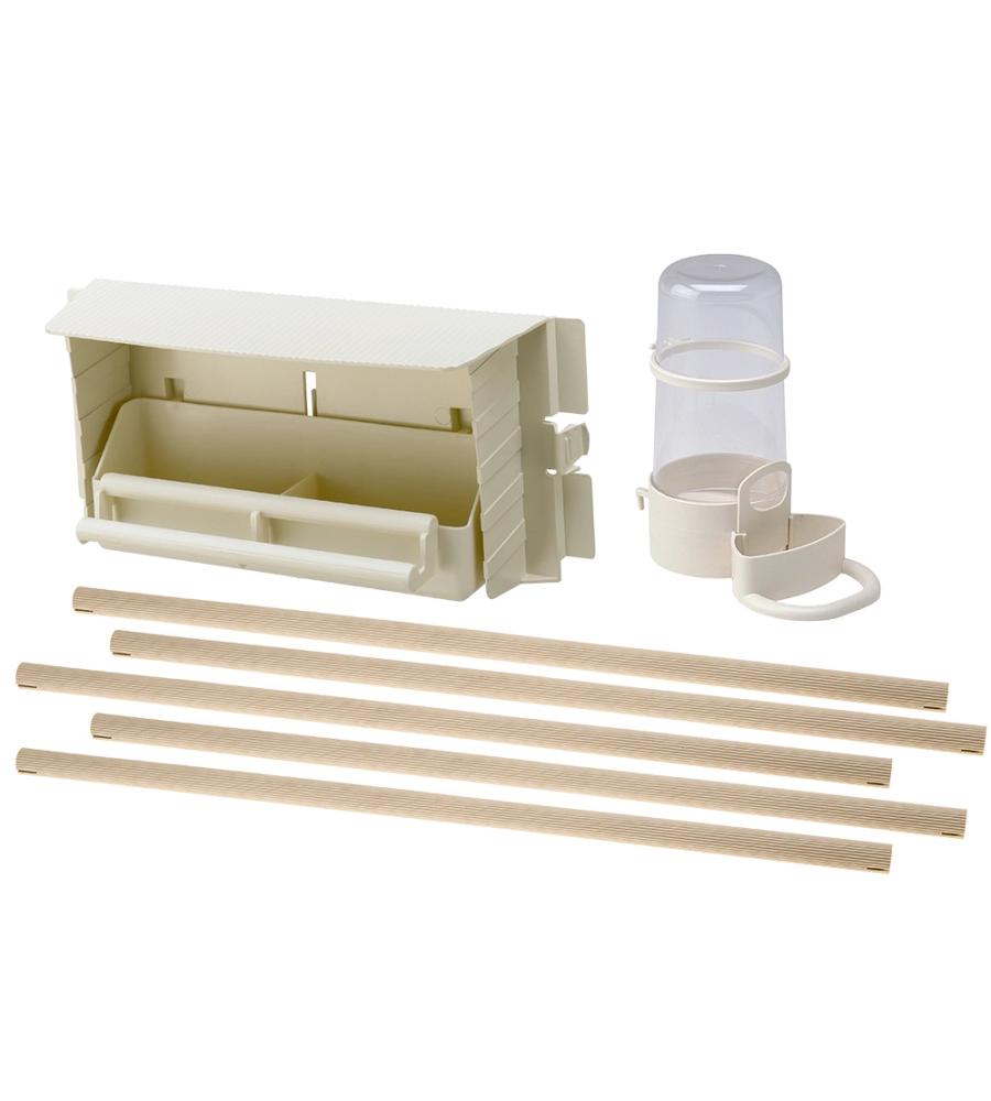 VOLIERA PER UCCELLI HEMMY BEIGE, 84,5X65,5X165 CM - FERPLAST.