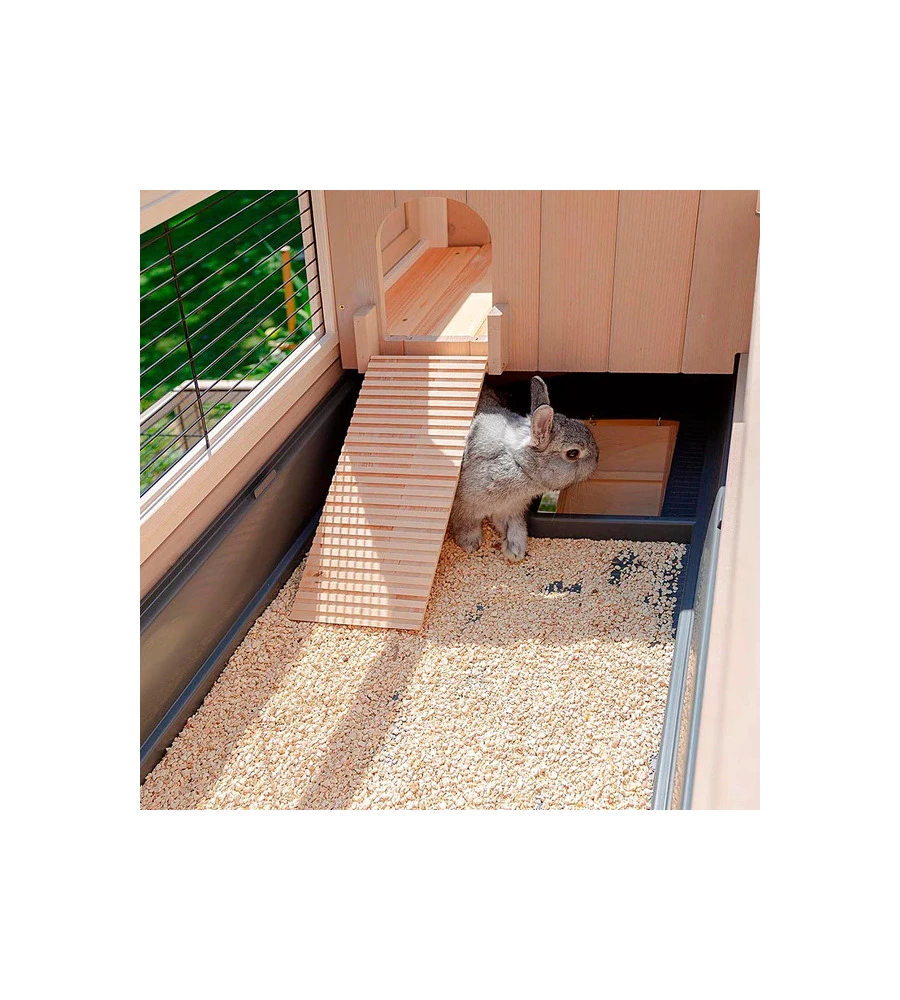 CONIGLIERA IN LEGNO "RANCH 120 MAX", 117X69X107 CM  - FERPLAST