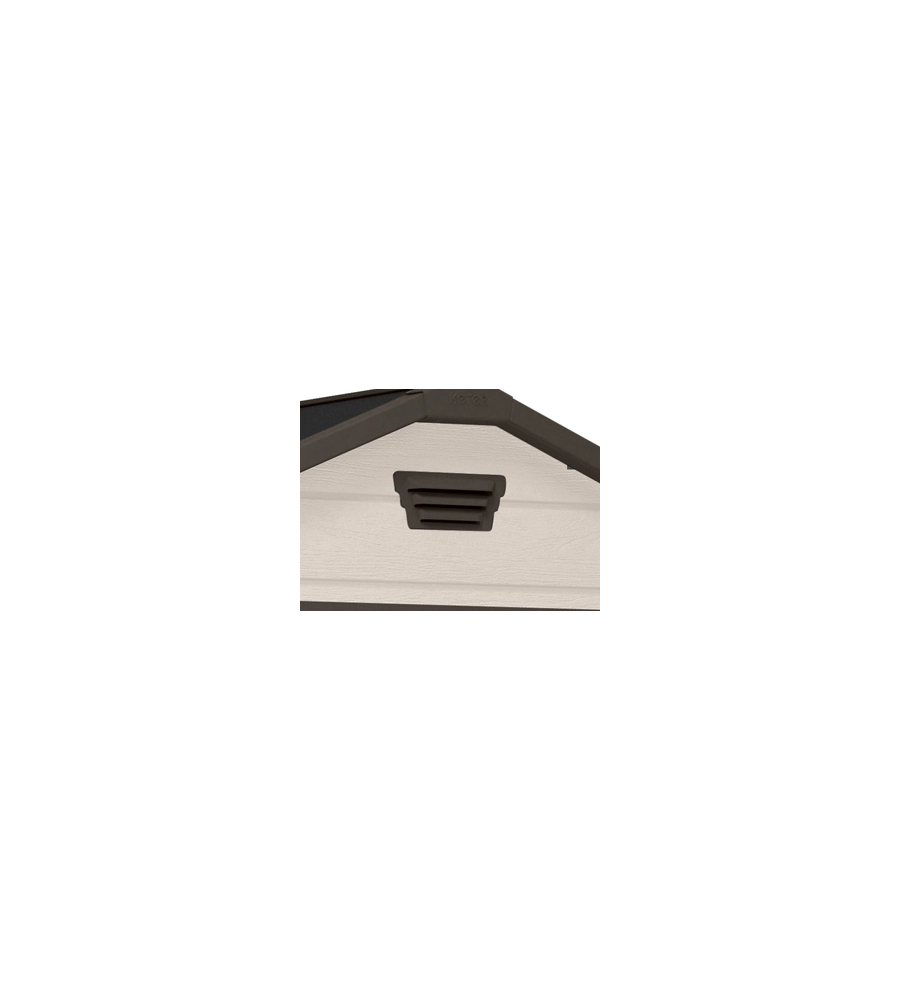 CASETTA DA GIARDINO KETER "MANOR 6x8" IN RESINA COLORE BEIGE CON PORTA BATTENTE DOPPIA 185,8X236,8X227 CM