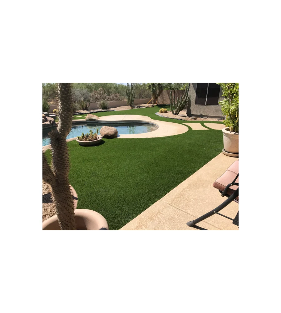 PRATO SINTETICO VERDE ECONOMICO 1X10 MT H20 MM PER GIARDINO "STANDARD"