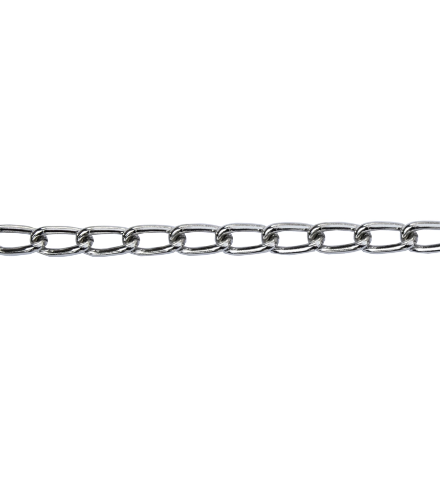 CATENA RITORTA PRETAGLIATA Ø 3 MM. IN ACCIAIO OTTONATO 2,5 MT.