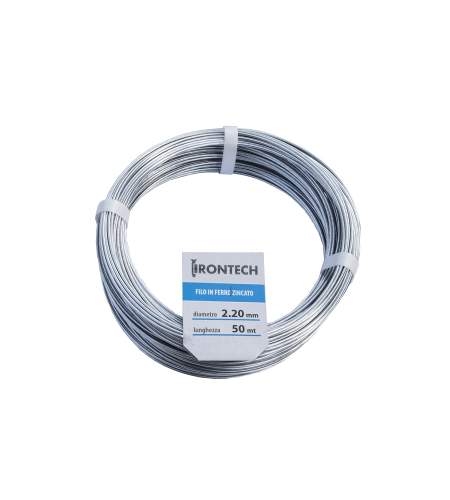 FILO DI FERRO ZINCATO Ø 2,2 MM. 50 MT.