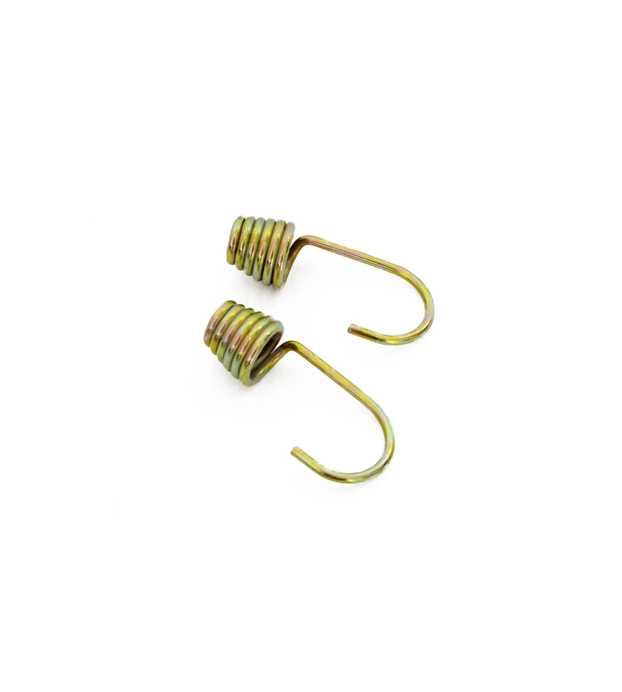 GANCI A UNCINO IN ACCIAIO ZINCATO GIALLO RICAMBIO PER ELASTICI Ø 8 MM. 2 PZ.