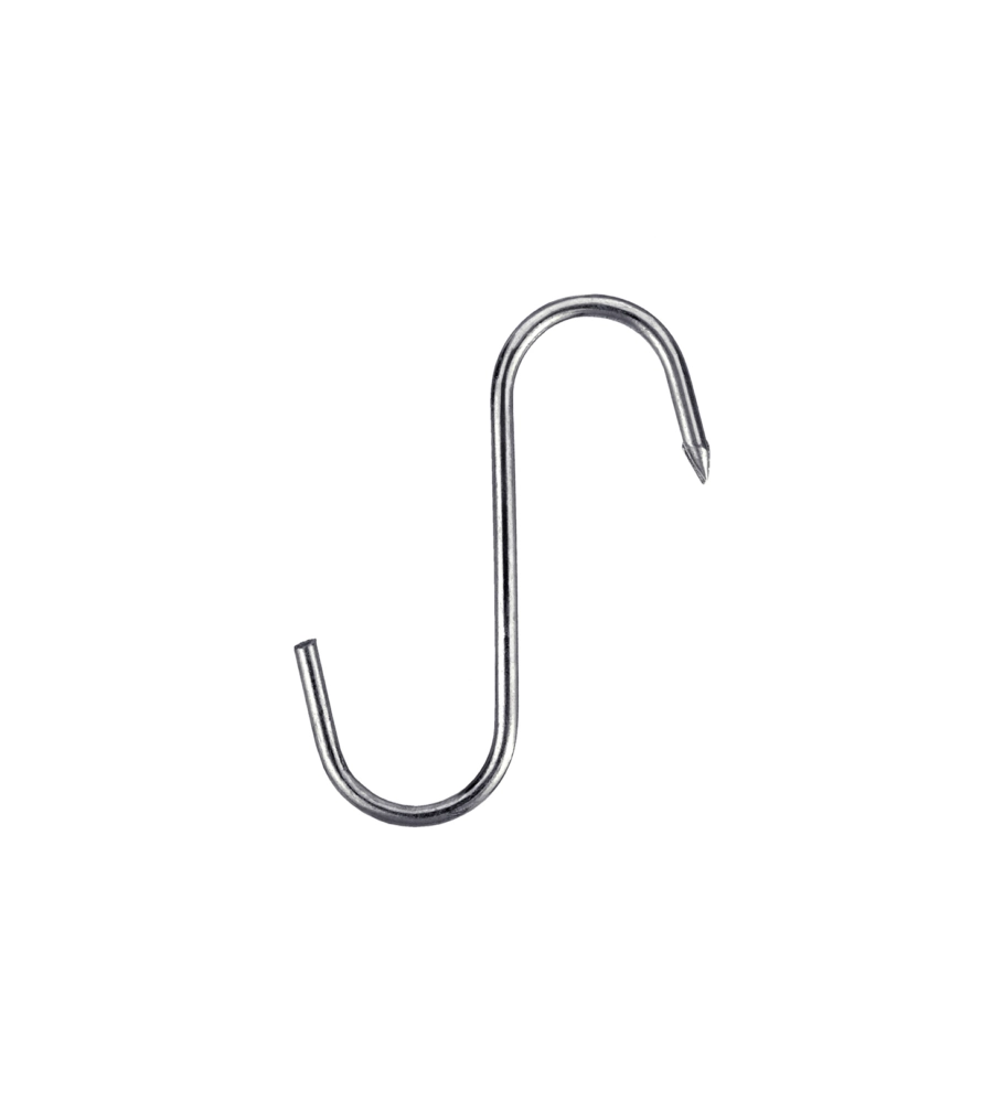 GANCIO "MACELLAIO" Ø 3 MM. IN ACCIAIO INOX - 2 PZ.