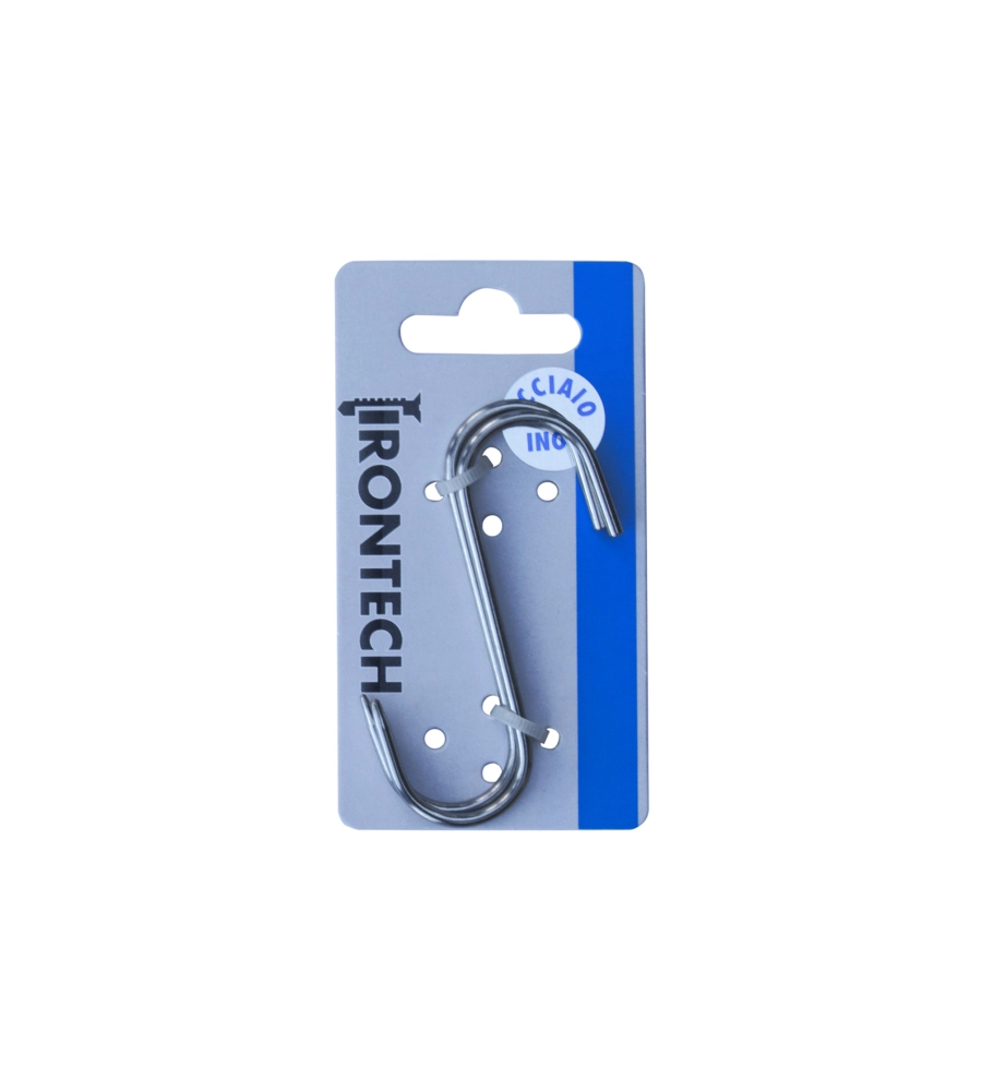 GANCIO "MACELLAIO" Ø 3 MM. IN ACCIAIO INOX - 2 PZ.