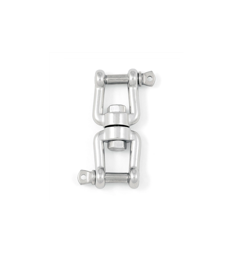 GIRELLA A 2 FORCELLE Ø 6 MM. IN ACCIAIO INOX A4 - AISI 316