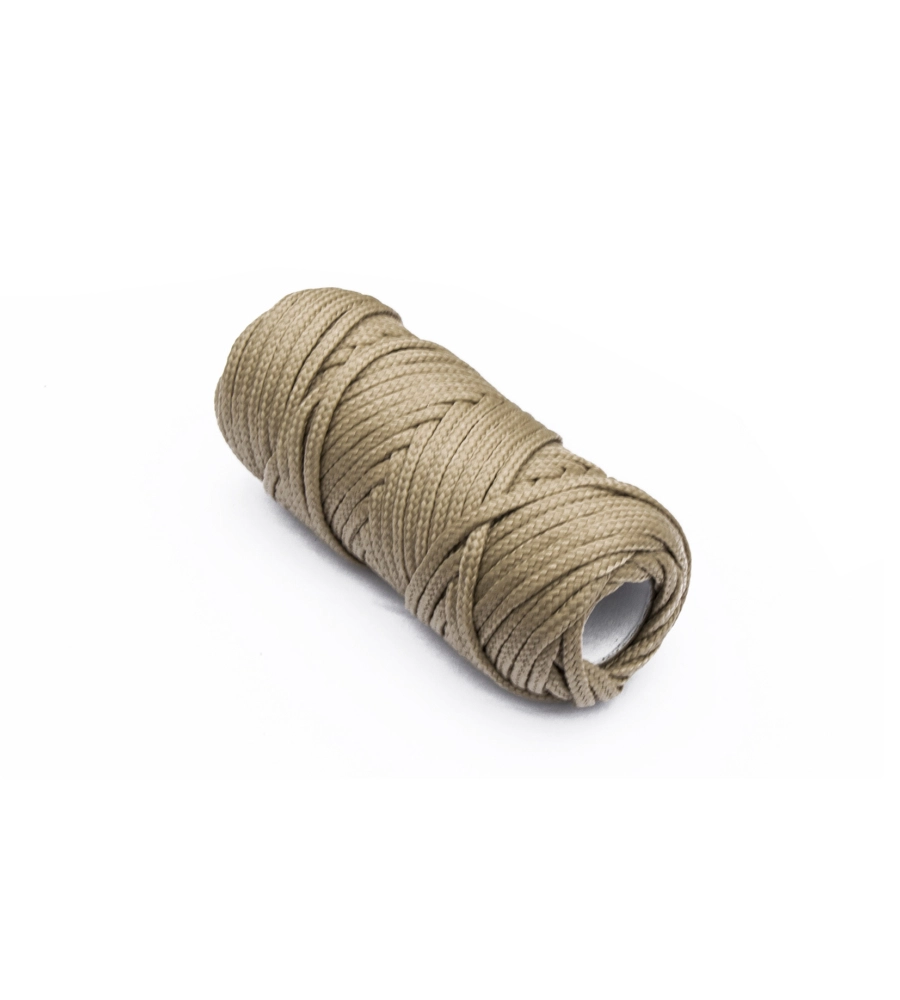 TRECCIA PER VENEZIANA IN POLIPROPILENE Ø 3 MM. AVANA 20 MT.