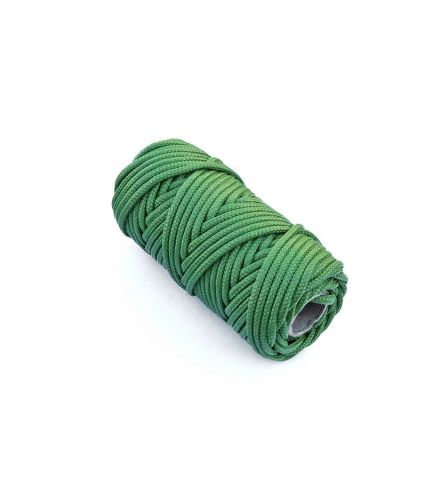 TRECCIA PER VENEZIANA IN POLIPROPILENE Ø 3 MM. VERDE CHIARO 20 MT.