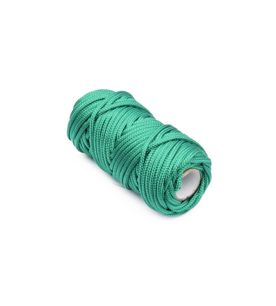 TRECCIA PER VENEZIANA IN POLIPROPILENE Ø 3 MM. VERDE 20 MT.