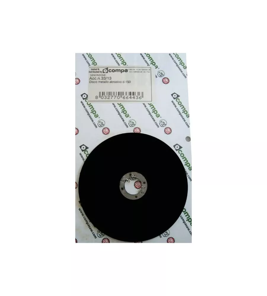 DISCO ABRASIVO 150 x 22 MM PER TRONCATRICE PER FERRO TRMA150 - 3 UNITA'
