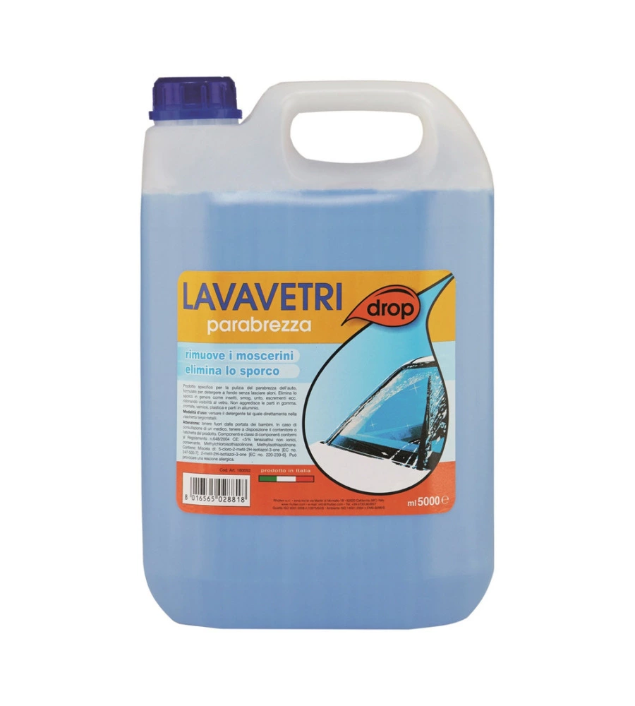 LIQUIDO LAVAVETRI "DROP" TANICA DA 5 LITRI