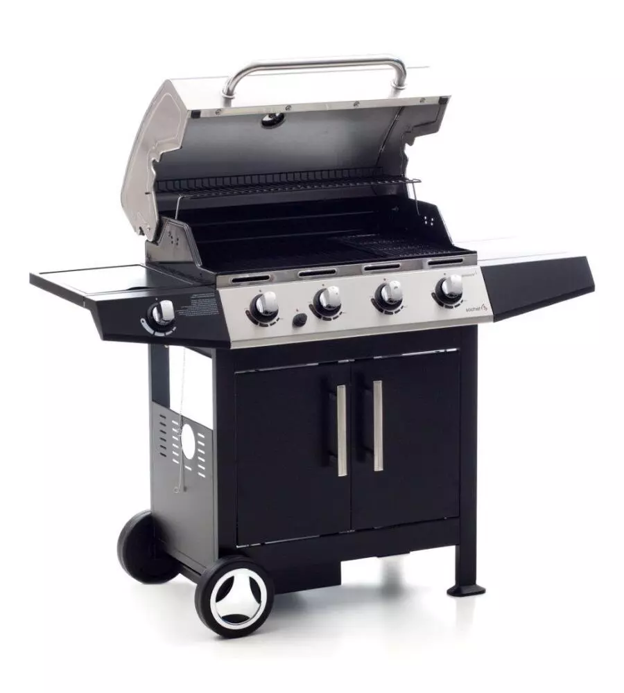BARBECUE A GAS SOCHEF "GOLOSONE 4" CON COTTURA A PIETRA LAVICA O AUSTRALIANA 4 BRUCIATORI - COD. G43240