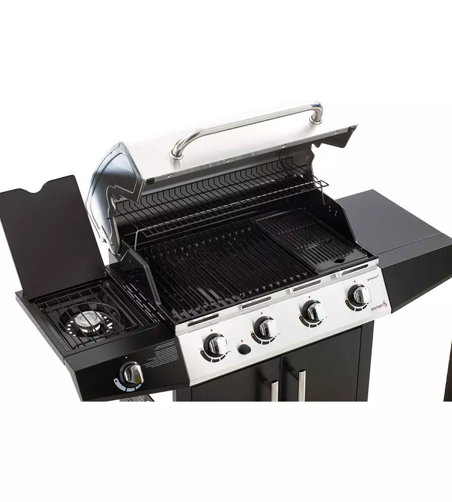 BARBECUE A GAS SOCHEF "GOLOSONE 4" CON COTTURA A PIETRA LAVICA O AUSTRALIANA 4 BRUCIATORI - COD. G43240