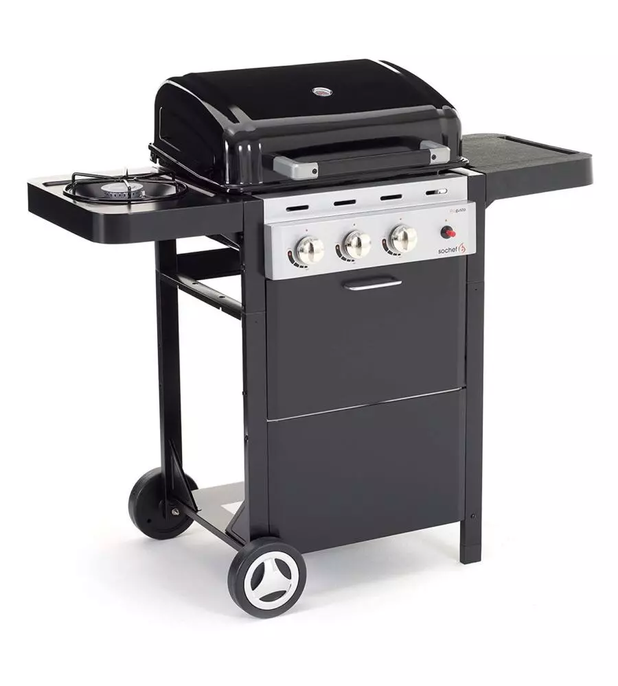 BARBECUE A GAS SOCHEF "PIU GUSTO" 3 BRUCIATORI - COD. G21306