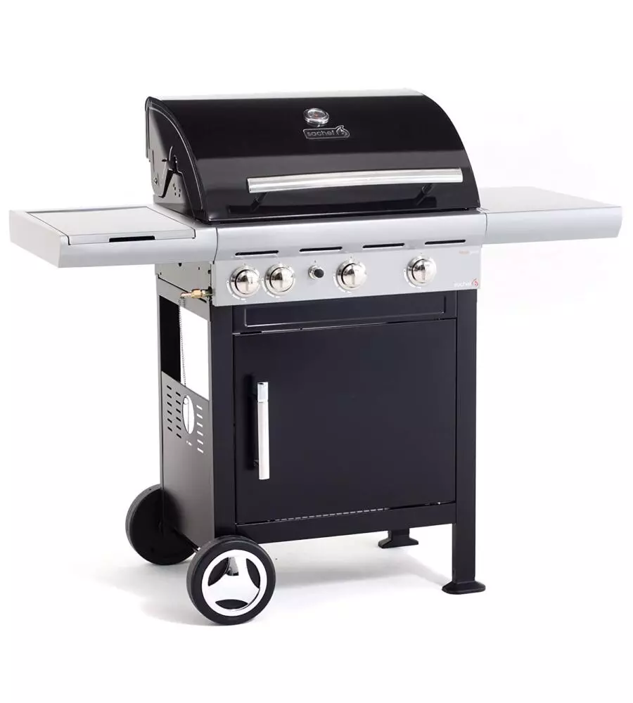 BARBECUE A GAS SOCHEF "MISTER GUSTO" CON COTTURA AUSTRALIANA 4 BRUCIATORI - COD. G45250