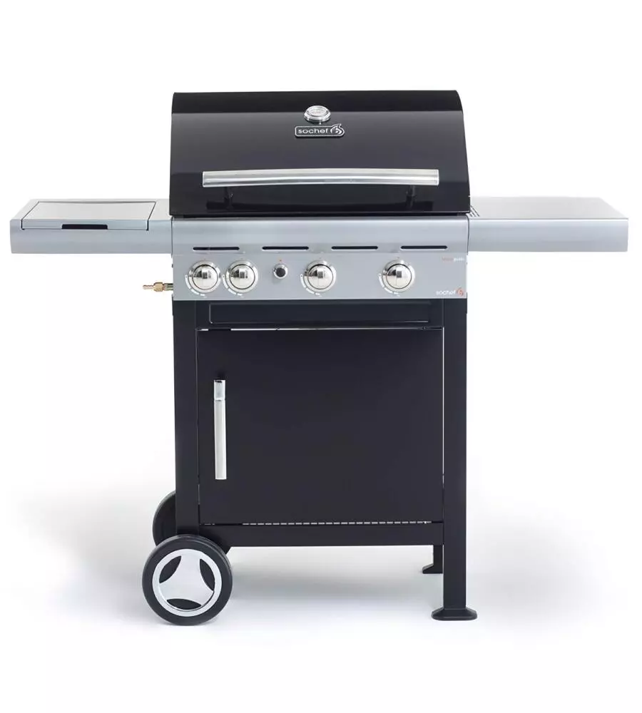 BARBECUE A GAS SOCHEF "MISTER GUSTO" CON COTTURA AUSTRALIANA 4 BRUCIATORI - COD. G45250