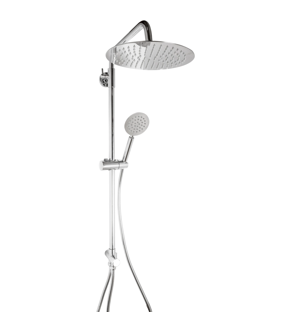 Colonna doccia "Poseidon" con soffione e doccetta cromo