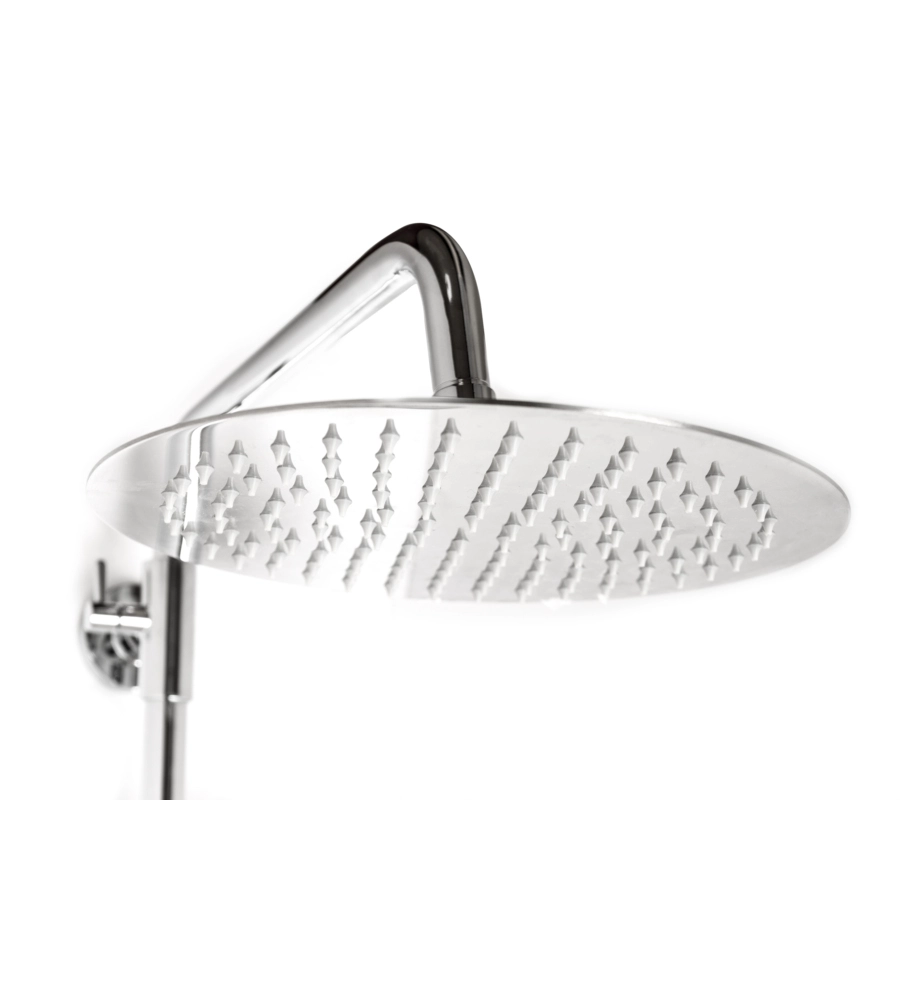 Colonna doccia "Poseidon" con soffione e doccetta cromo
