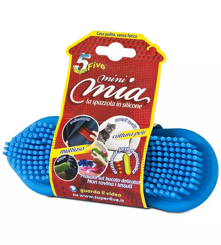 SPAZZOLA IN SILICONE MINI MIA - SUPERFIVE.