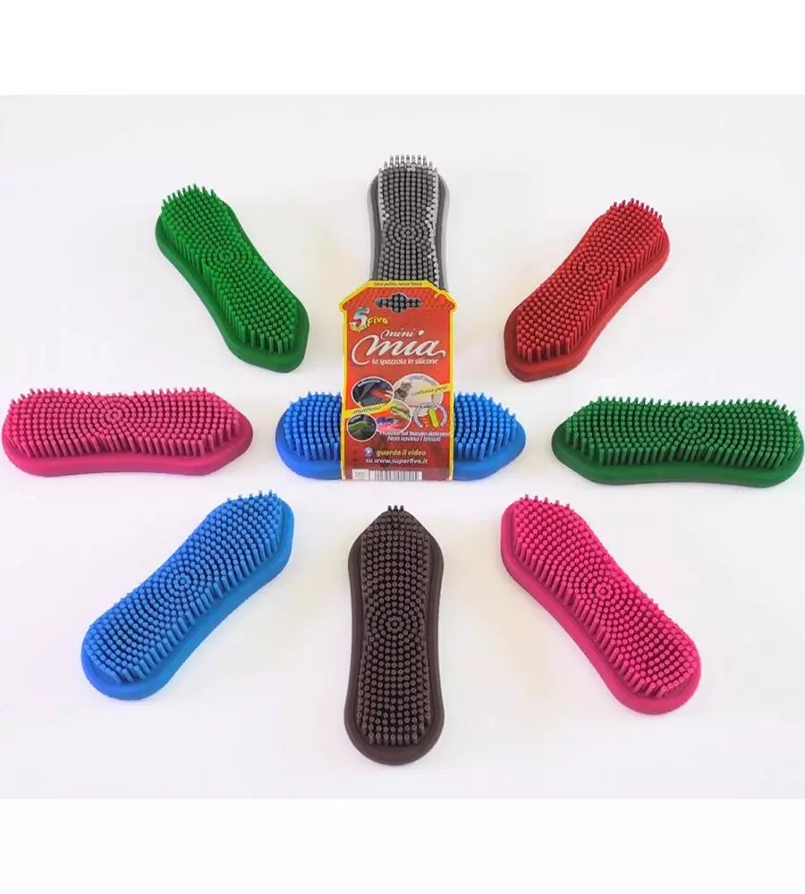 SPAZZOLA IN SILICONE MINI MIA - SUPERFIVE.