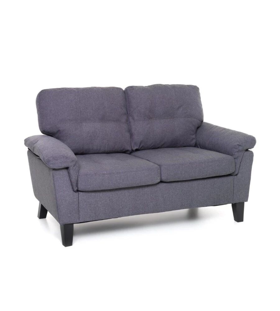 DIVANO "DENVER" 2 POSTI TESSUTO BLU JEANS, 145x95x78 CM