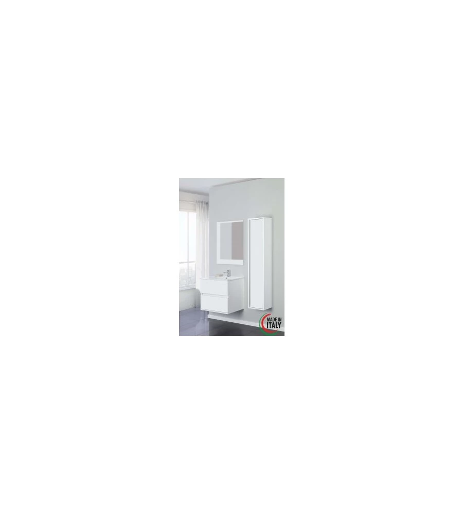 MOBILE BAGNO SOSPESO "FABULA" BIANCO LACCATO, 60X47X57 CM