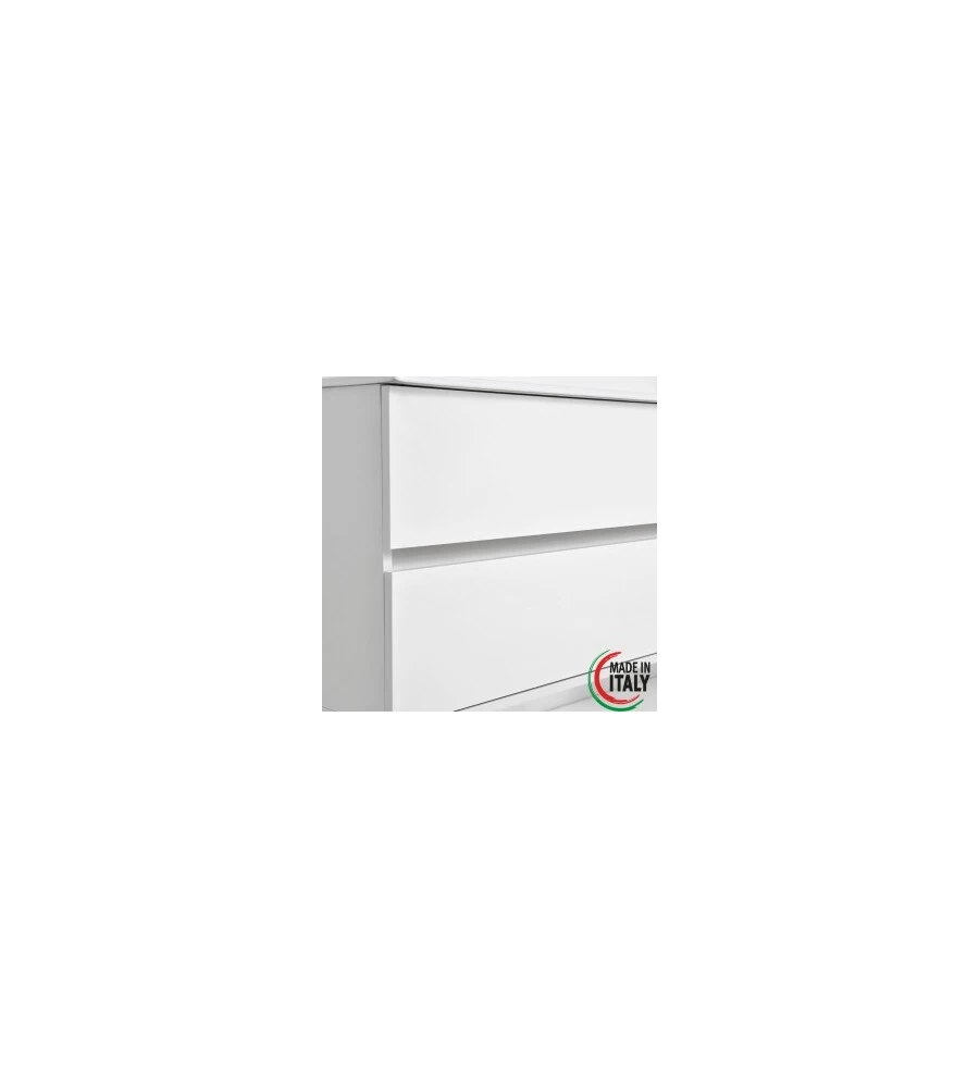 MOBILE BAGNO SOSPESO "FABULA" BIANCO LACCATO, 60X47X57 CM