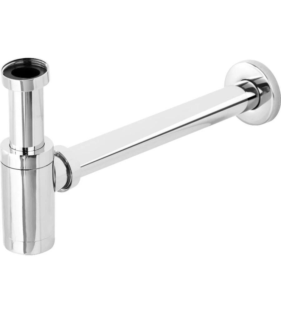 SIFONE TONDO IN ACCIAIO CROMATO 1" 1/4