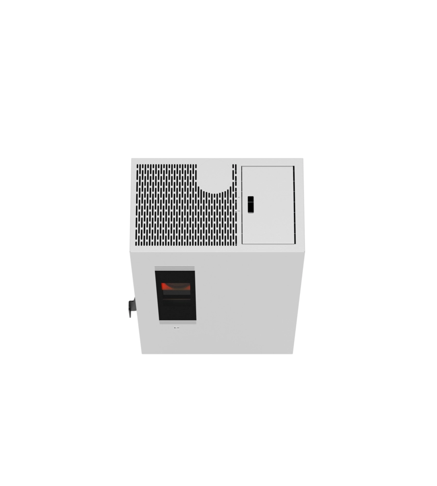 STUFA A PELLET SLIM  CANADIAN STOVE "MINI 5" BIANCO 4,4 KW