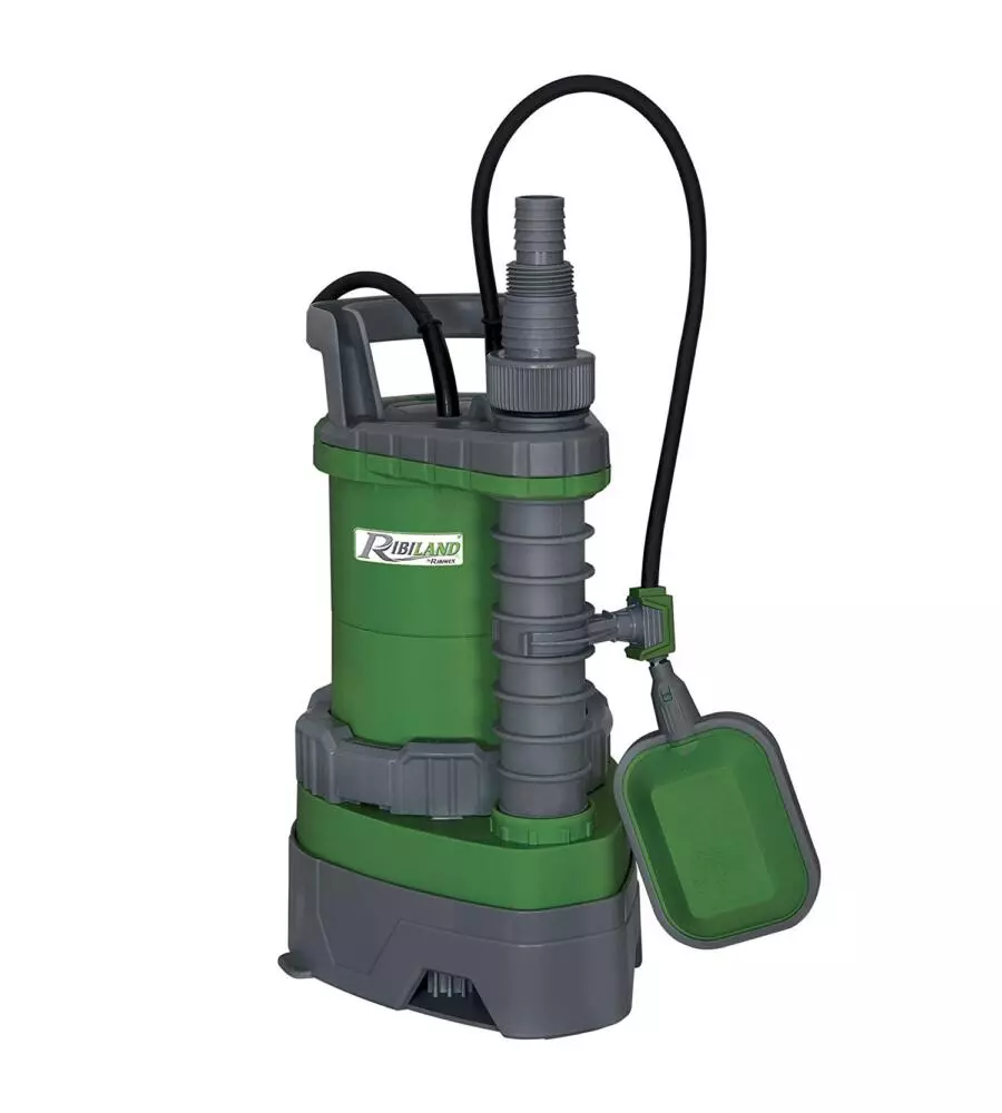 POMPA SOMMERSA MISTA PER ACQUE CHIARE E ACQUE SCURE 750 WATT.