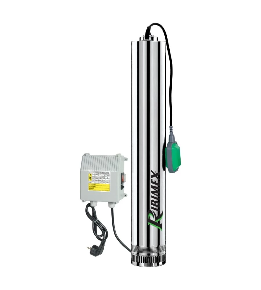 POMPA SOMMERSA PER POZZI 6 TURBINE, 1100 W - RIBIMEX