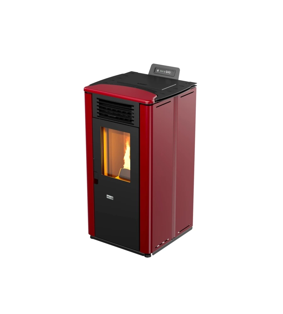 STUFA A PELLET CANADIAN STOVE "DESIGN 10" BORDEAUX  8,7 KW