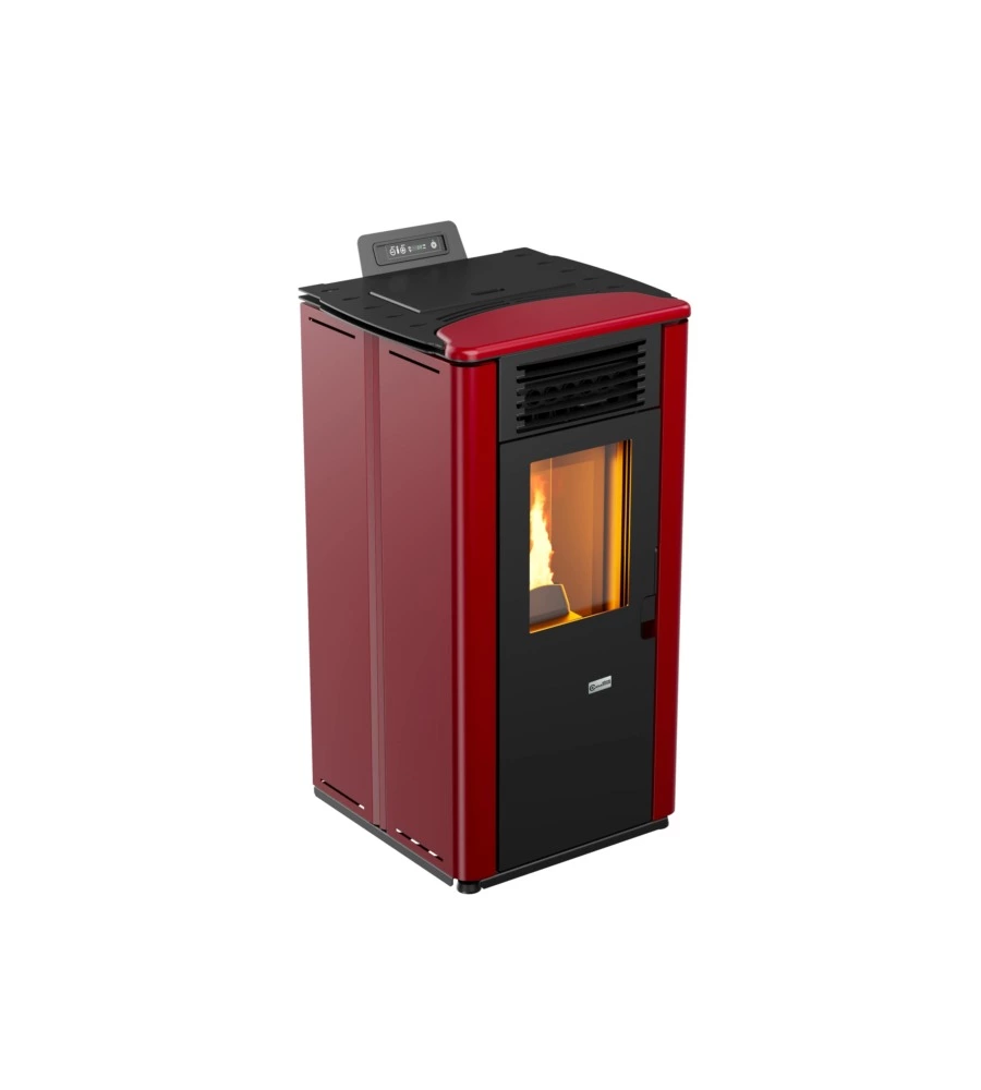 STUFA A PELLET CANADIAN STOVE "DESIGN 10" BORDEAUX  8,7 KW