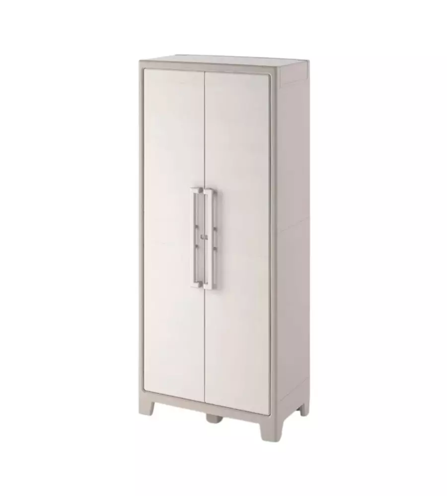 ARMADIO PORTASCOPE KETER "GULLIVER" IN POLIPROPILENE SABBIA 80X40X182 CM