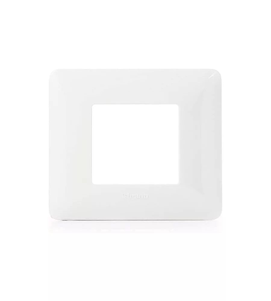 PLACCA 2 MODULI BIANCA MATIX AM4802BBN - BTICINO