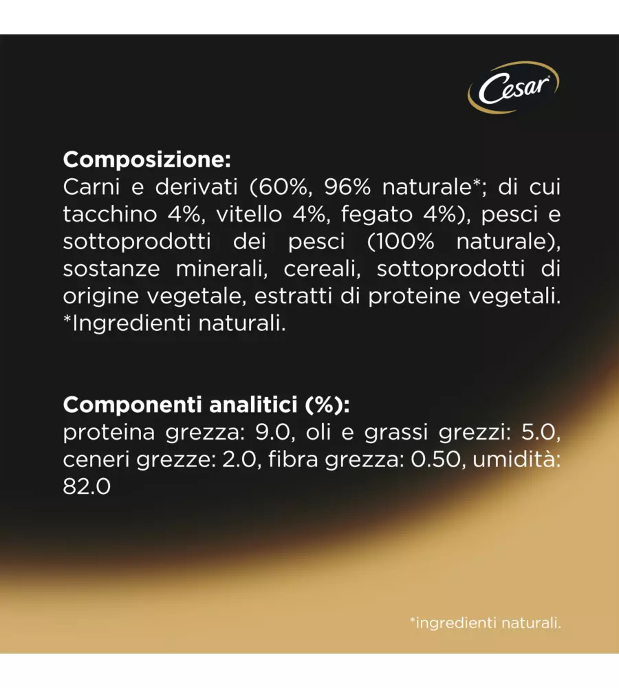 CESAR - UMIDO PER CANI JUNIOR TACCHINO E VITELLO 150 GR
