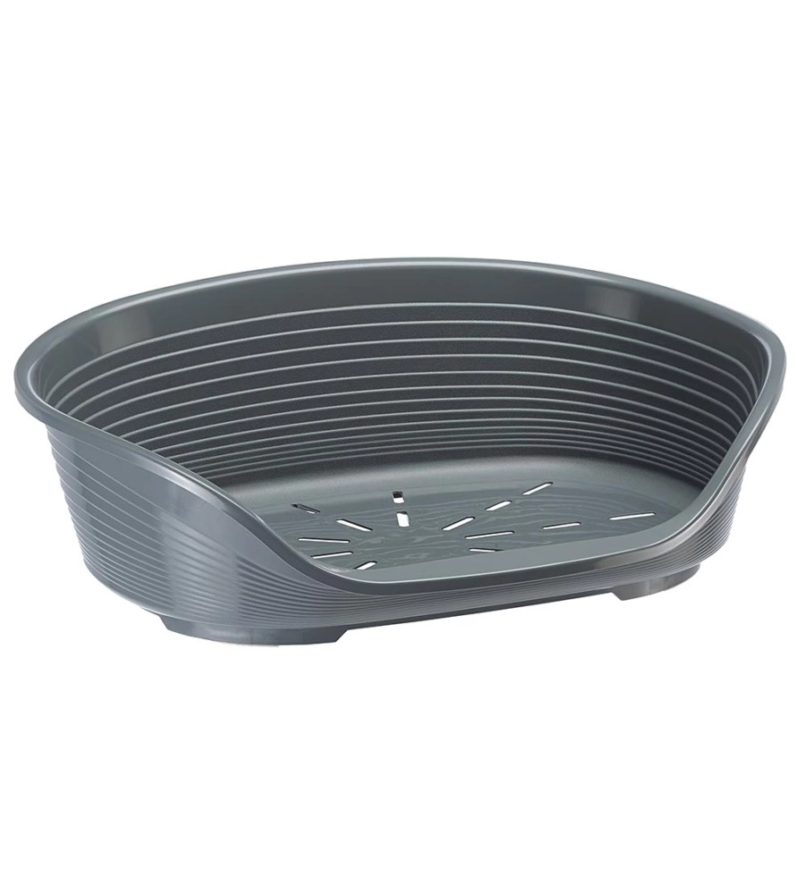CUCCIA DA INTERNO PER CANI E GATTI "SIESTA DELUXE 10" GRIGIO, 93,5X68X28,5 CM - FERPLAST