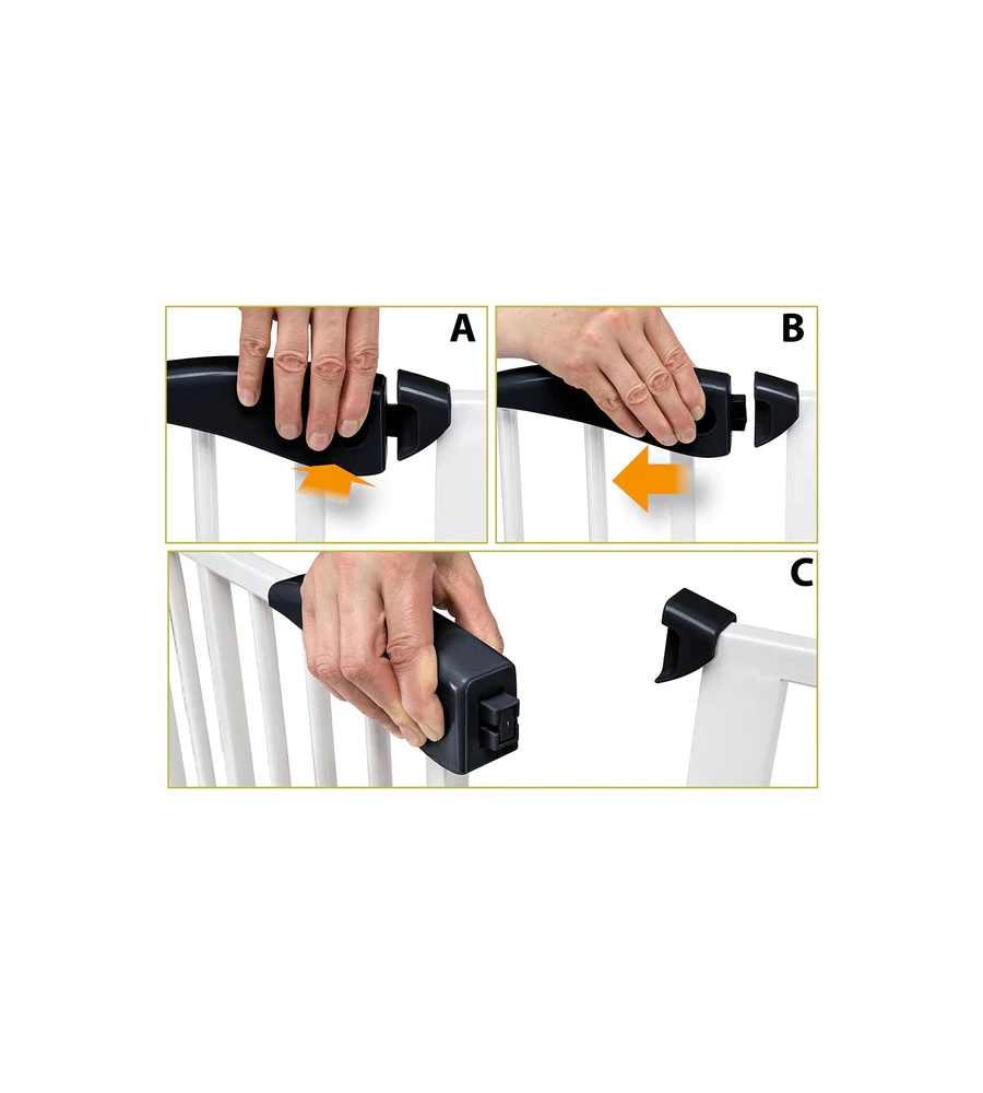 CANCELLO DIVISORIO IN METALLO PER CANI E GATTI "PET GATE", 73X105 CM - FERPLAST