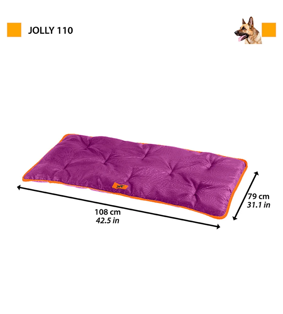 CUSCINO  "JOLLY 110" VIOLA, 108X79 CM - FERPLAST