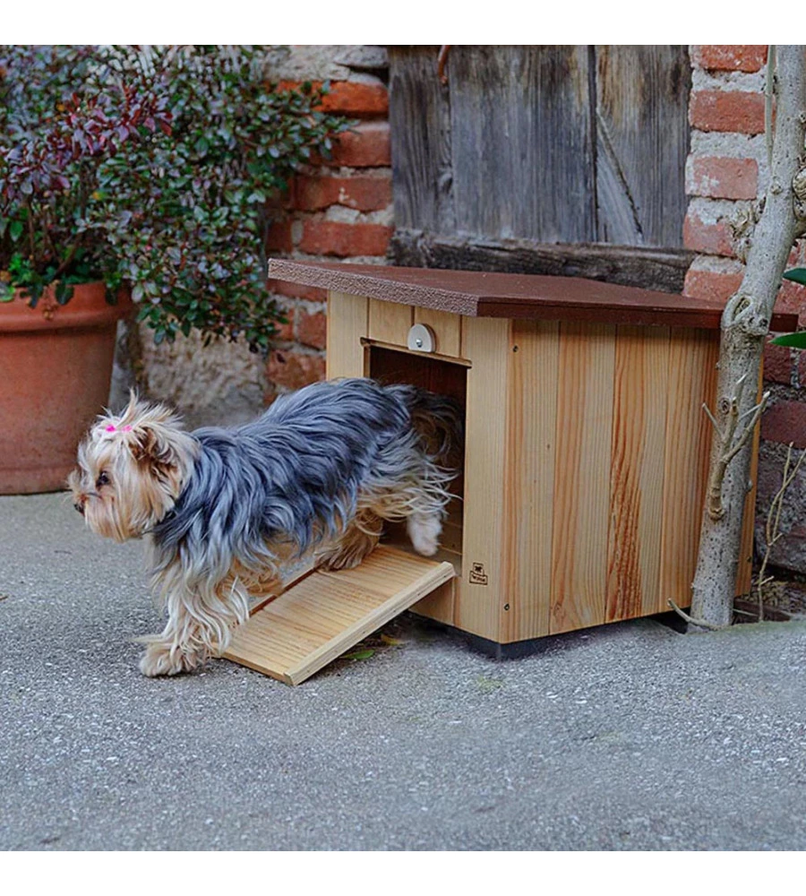 CUCCIA PER CANI DA ESTERNO "BAITA 40" IN LEGNO, 39X50X43 CM - FERPLAST