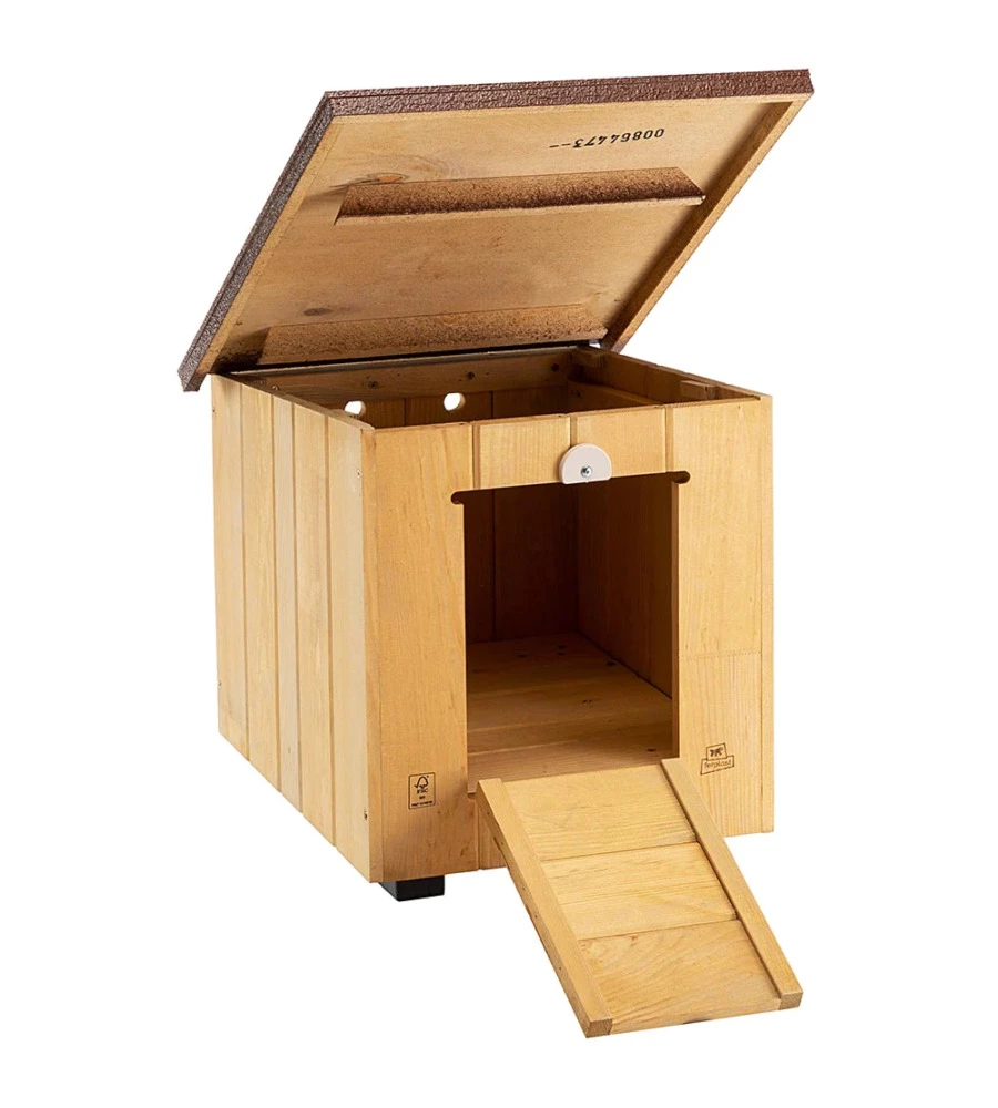 CUCCIA PER CANI DA ESTERNO "BAITA 40" IN LEGNO, 39X50X43 CM - FERPLAST