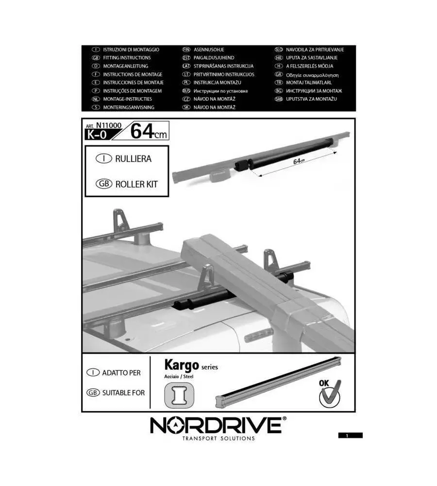 RULLO POSTERIORE - 64 CM  N11000