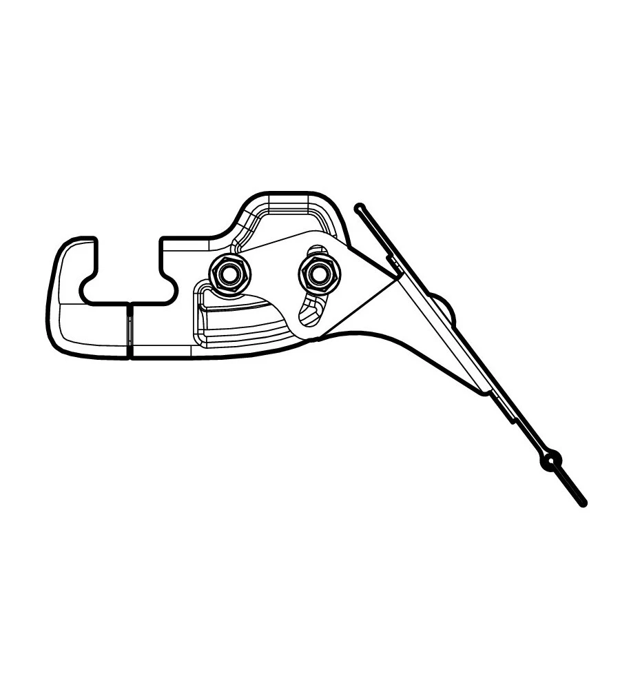 DEFLETTORE AERO KARGO K11 - 110 CM  N11054 - NORDRIVE