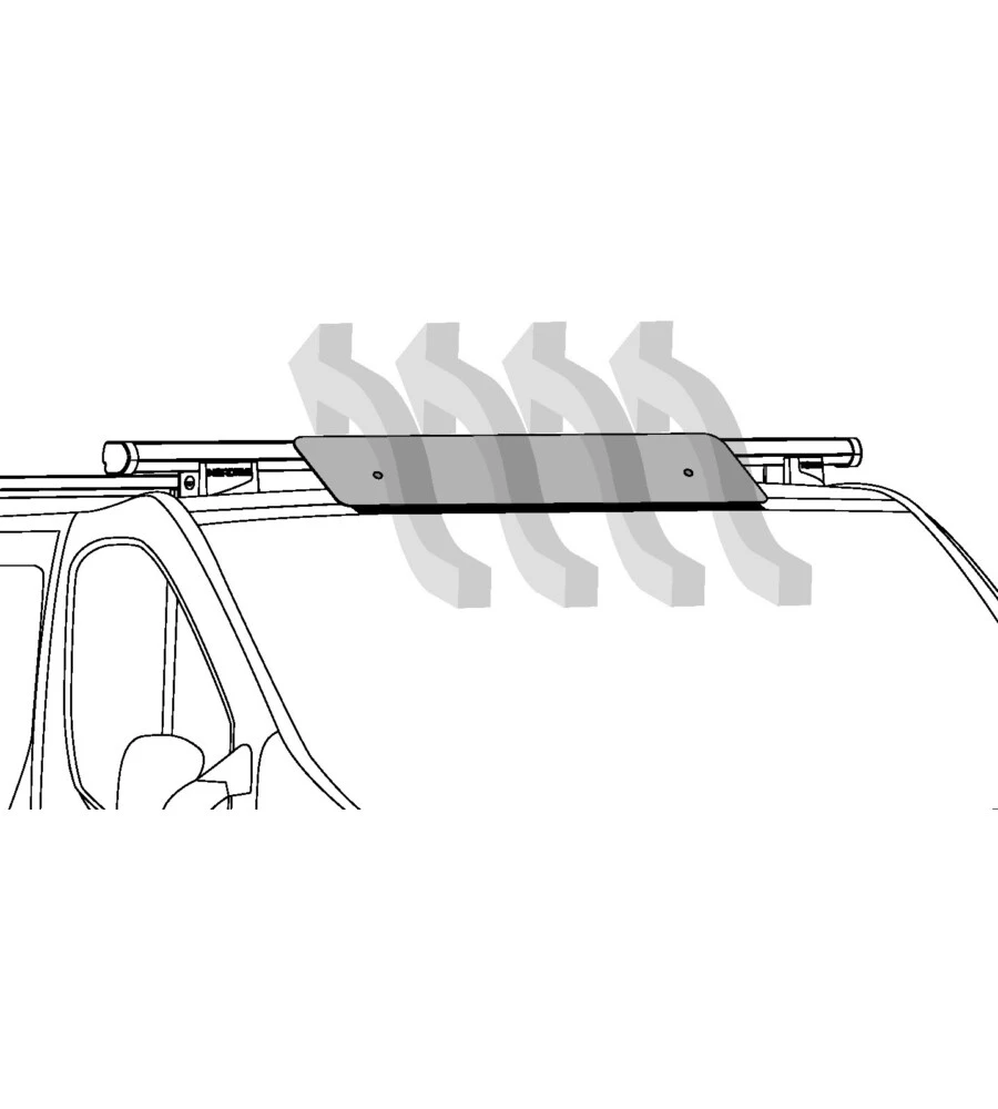DEFLETTORE AERO KARGO-PLUS KP9 - 95 CM  N11057