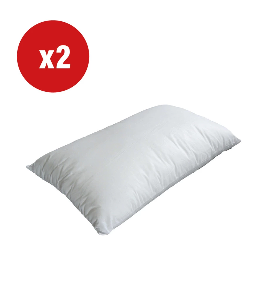 KIT DUE MATERASSI SINGOLI E DUE CUSCINI SOMNUS 80X190 CM