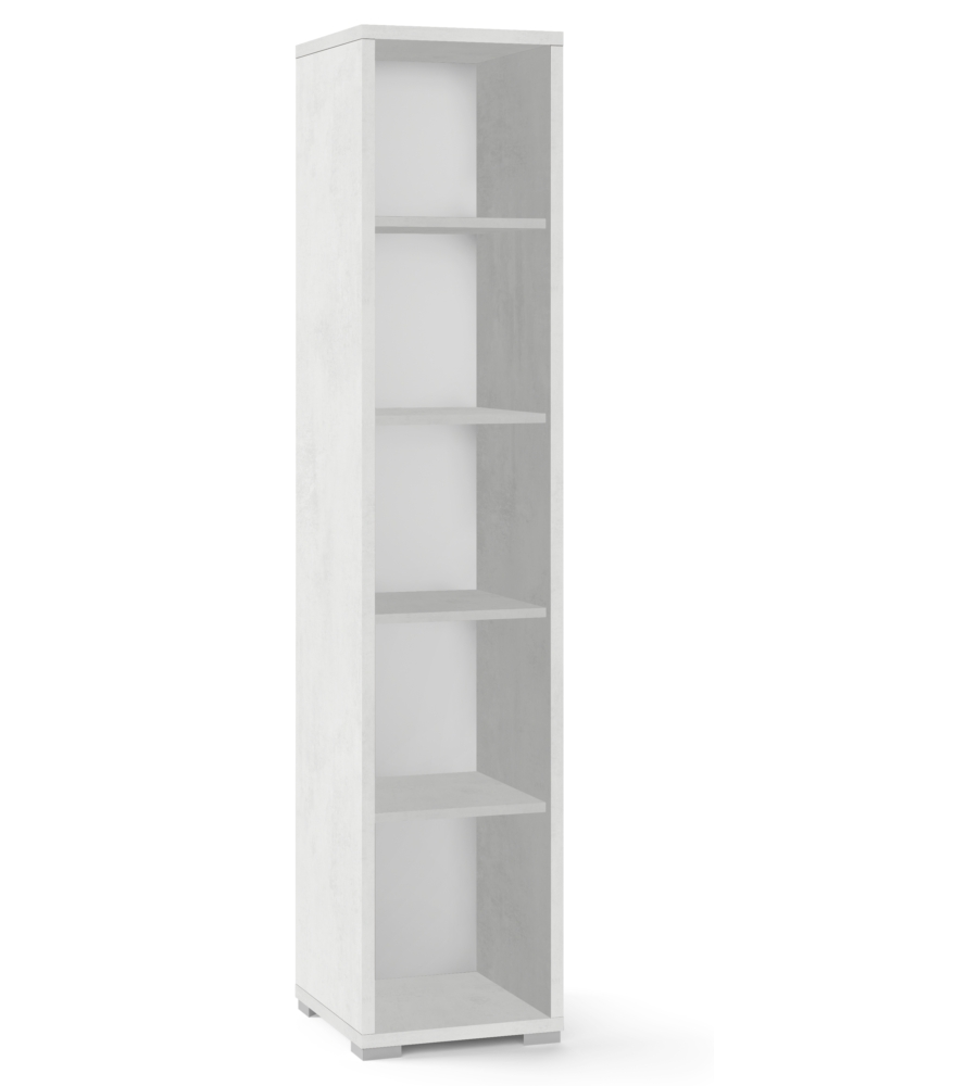 LIBRERIA H185 L38 FINITURA OSSIDO BIANCO